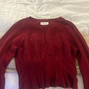 Current/Elliott maroon sweater, size 0.